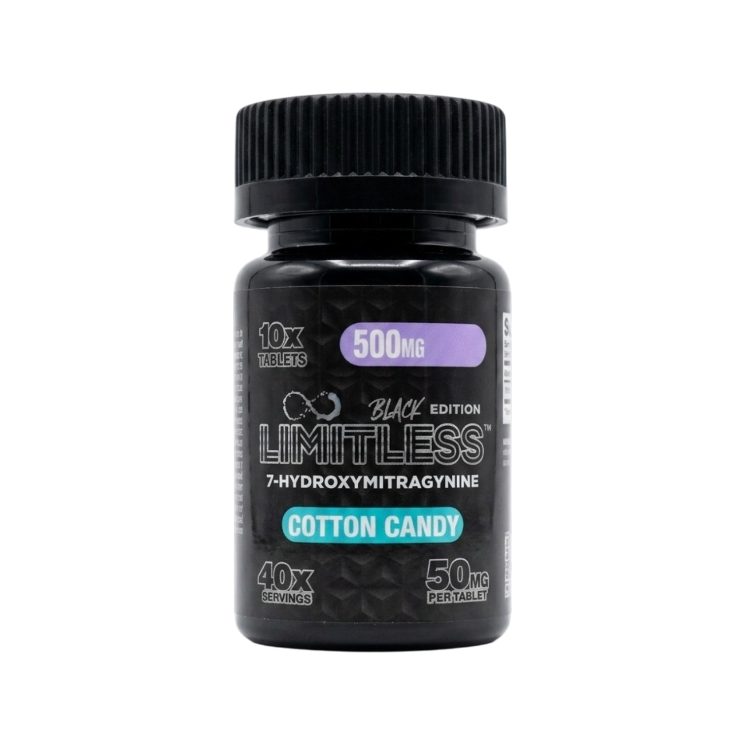 Limitless Black Edition 7-OH Tablets (500mg - 10 Count)