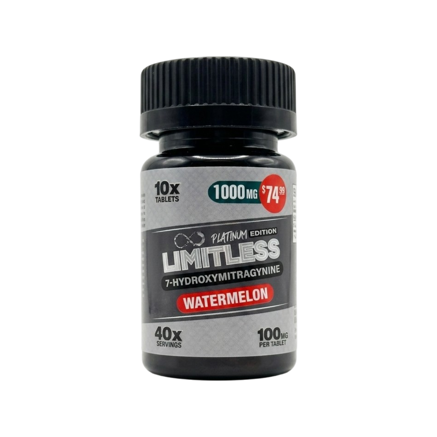Limitless Platinum Edition 7-OH Tablets (1000mg - 10 Count)