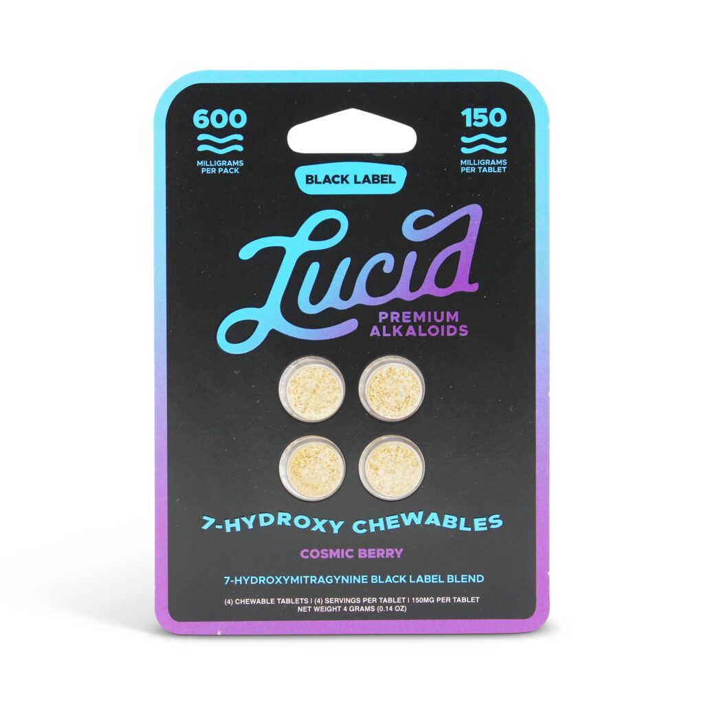 Lucid Black Label 7-OH Tablets (600mg - 4 Count)