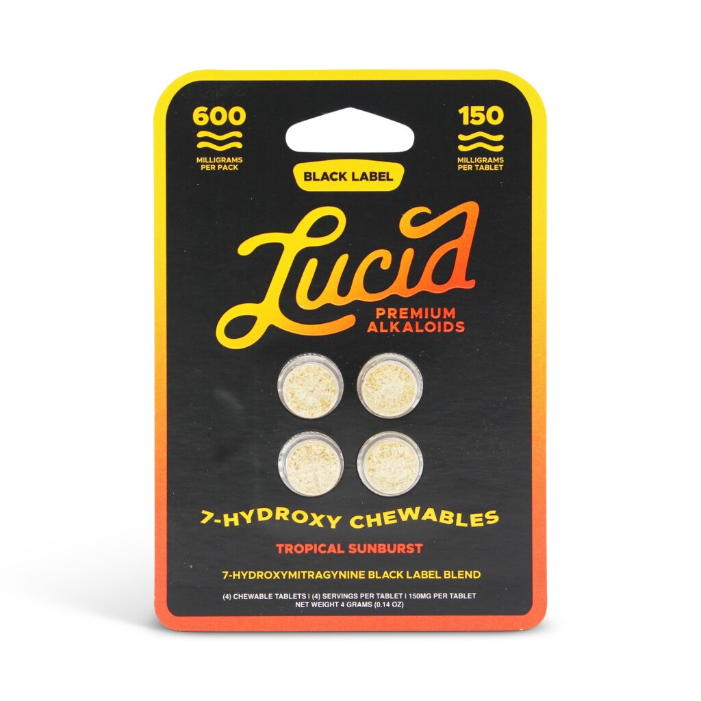 Lucid Black Label 7-OH Tablets (600mg - 4 Count)