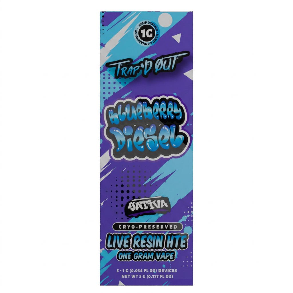 Trap'd Out HTE Live Resin Disposable (1g)