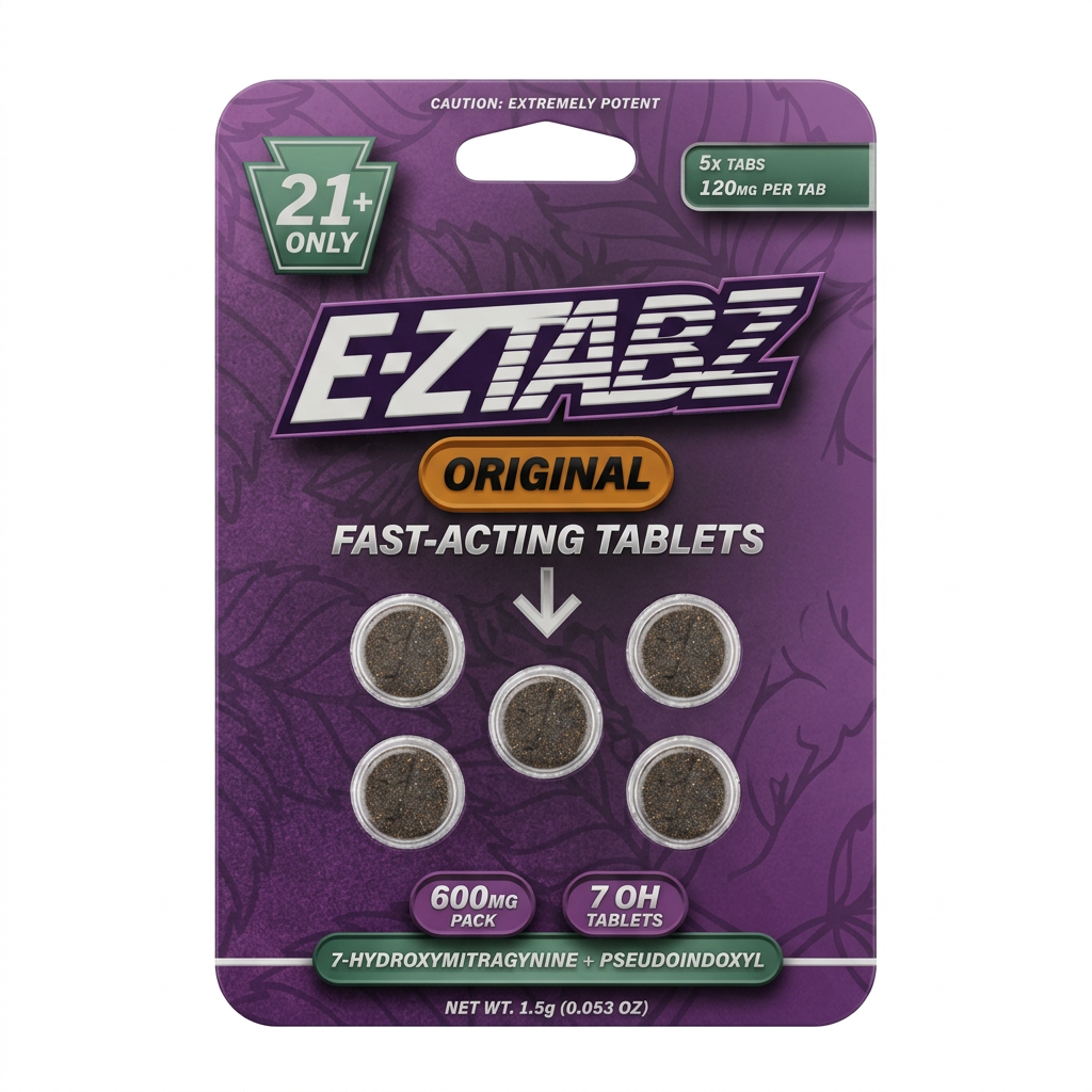 E-ZTabz 7-OH + Pseudo Tablets (600mg - 5 Count)