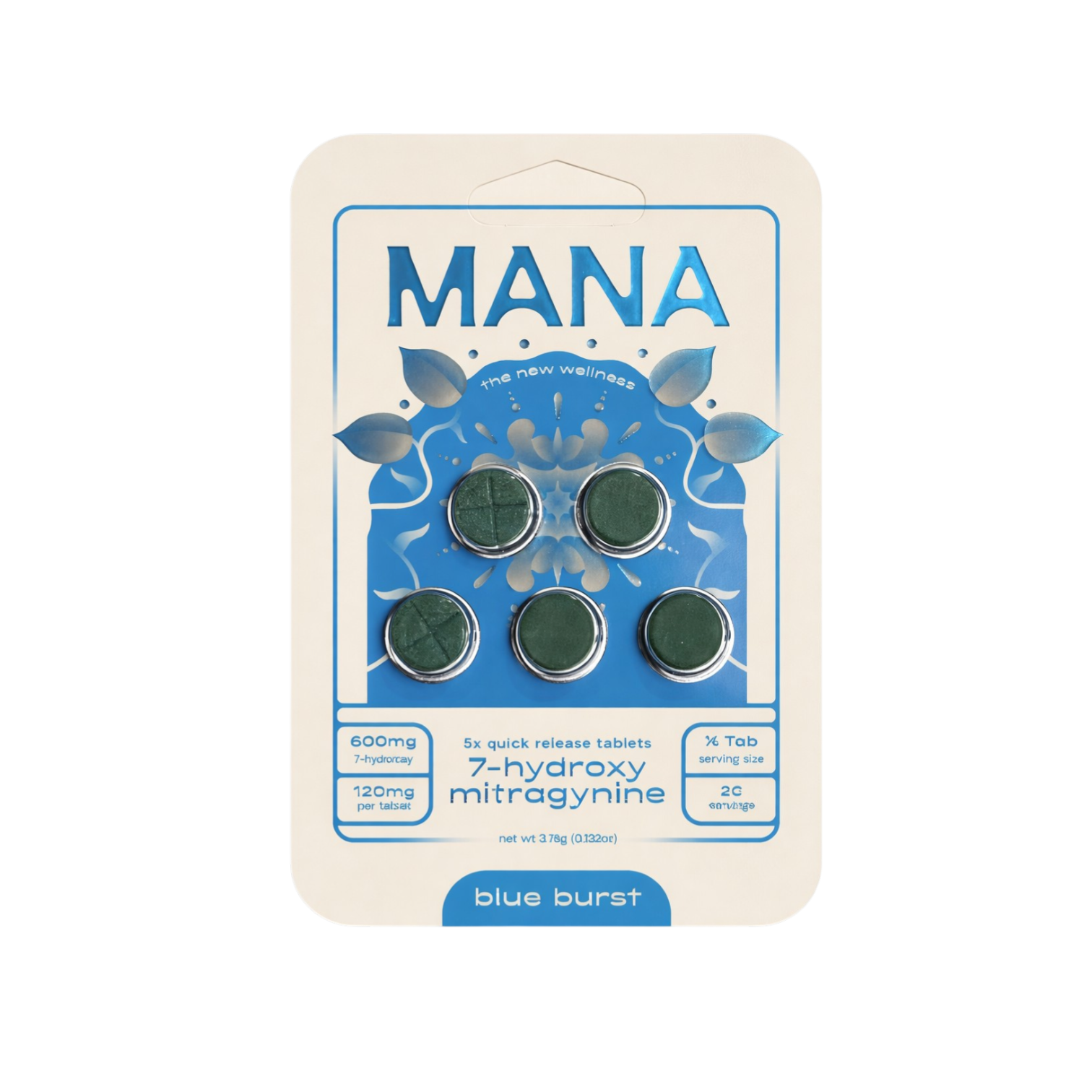 Mana 7-OH Tablets (600mg - 5 Count)