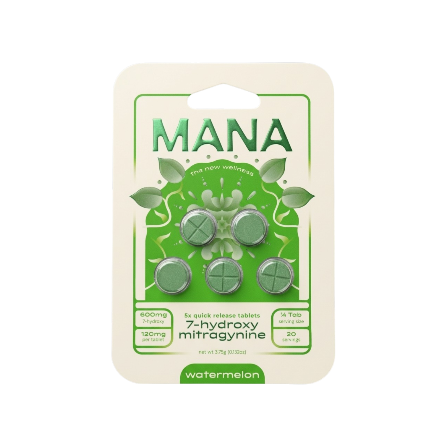 Mana 7-OH Tablets (600mg - 5 Count)