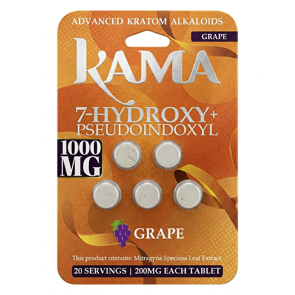 Kama 7-OH + Pseudo Tablets (1000mg - 5 Count)