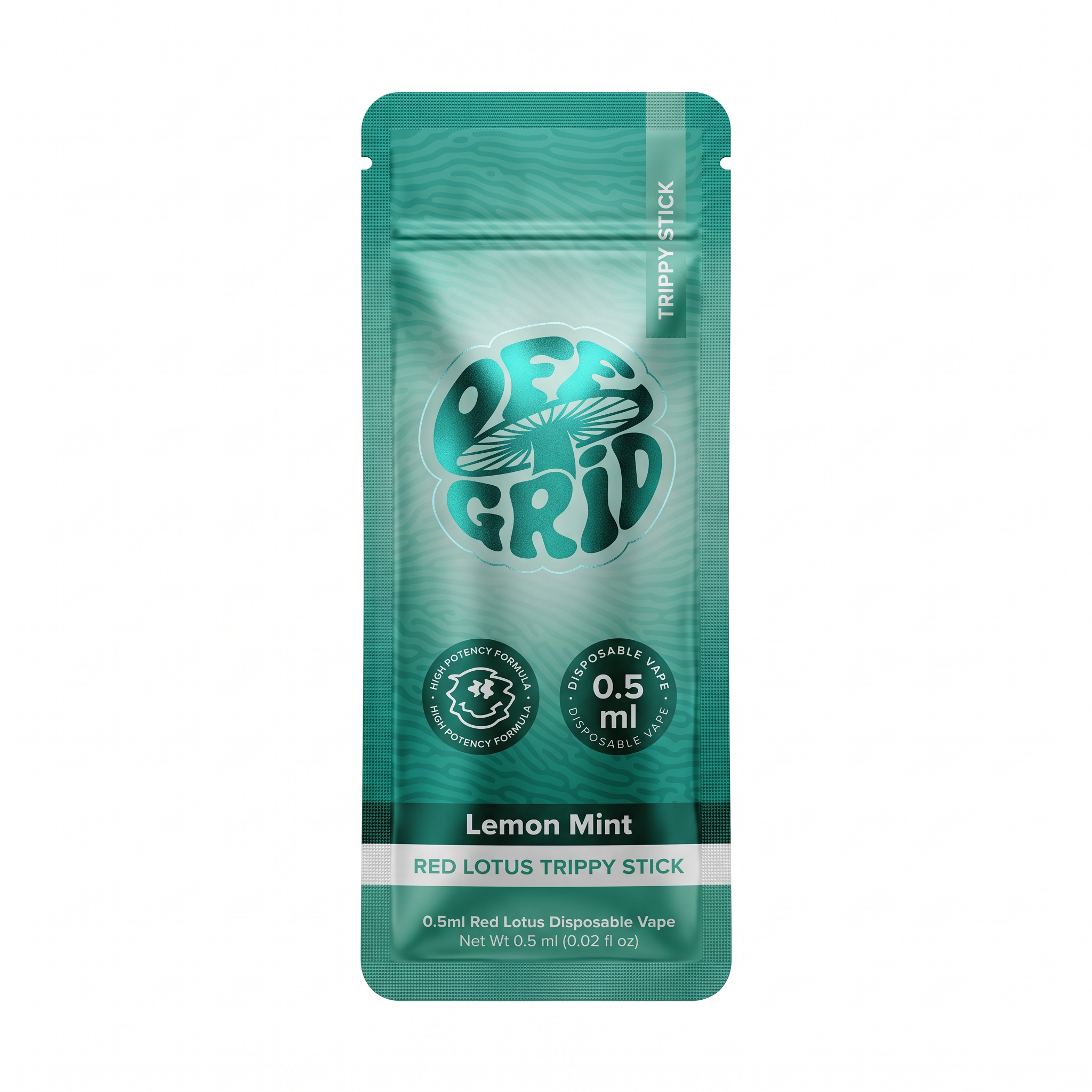 Off Grid Shrooms Red Lotus Trippy Stick Disposable (0.5ml) - Lemon Mint