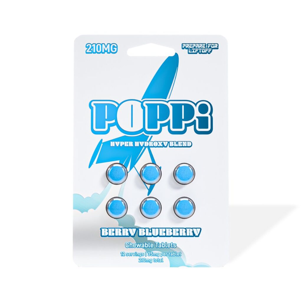 Poppi 7-OH Tablets (210mg - 6 Count)