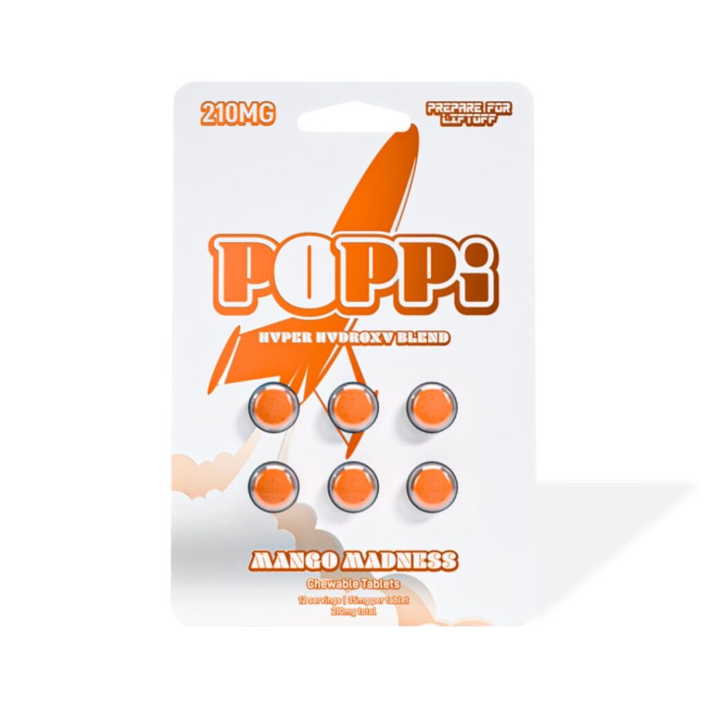 Poppi 7-OH Tablets (210mg - 6 Count)