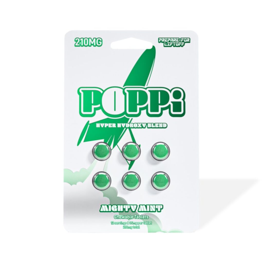 Poppi 7-OH Tablets (210mg - 6 Count)