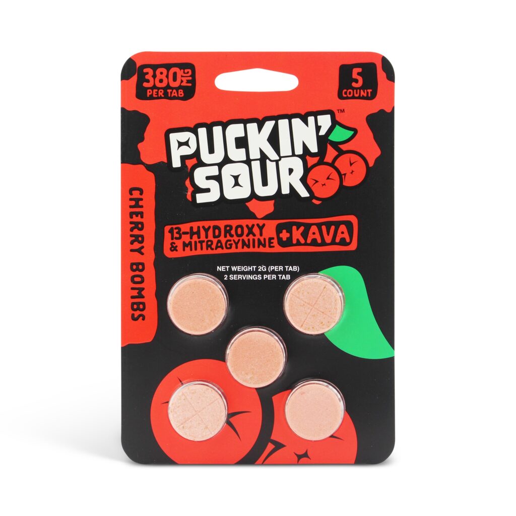 Puckin' Sour 13-OH + MIT + Kava Tablets (1900mg - 5 Count)