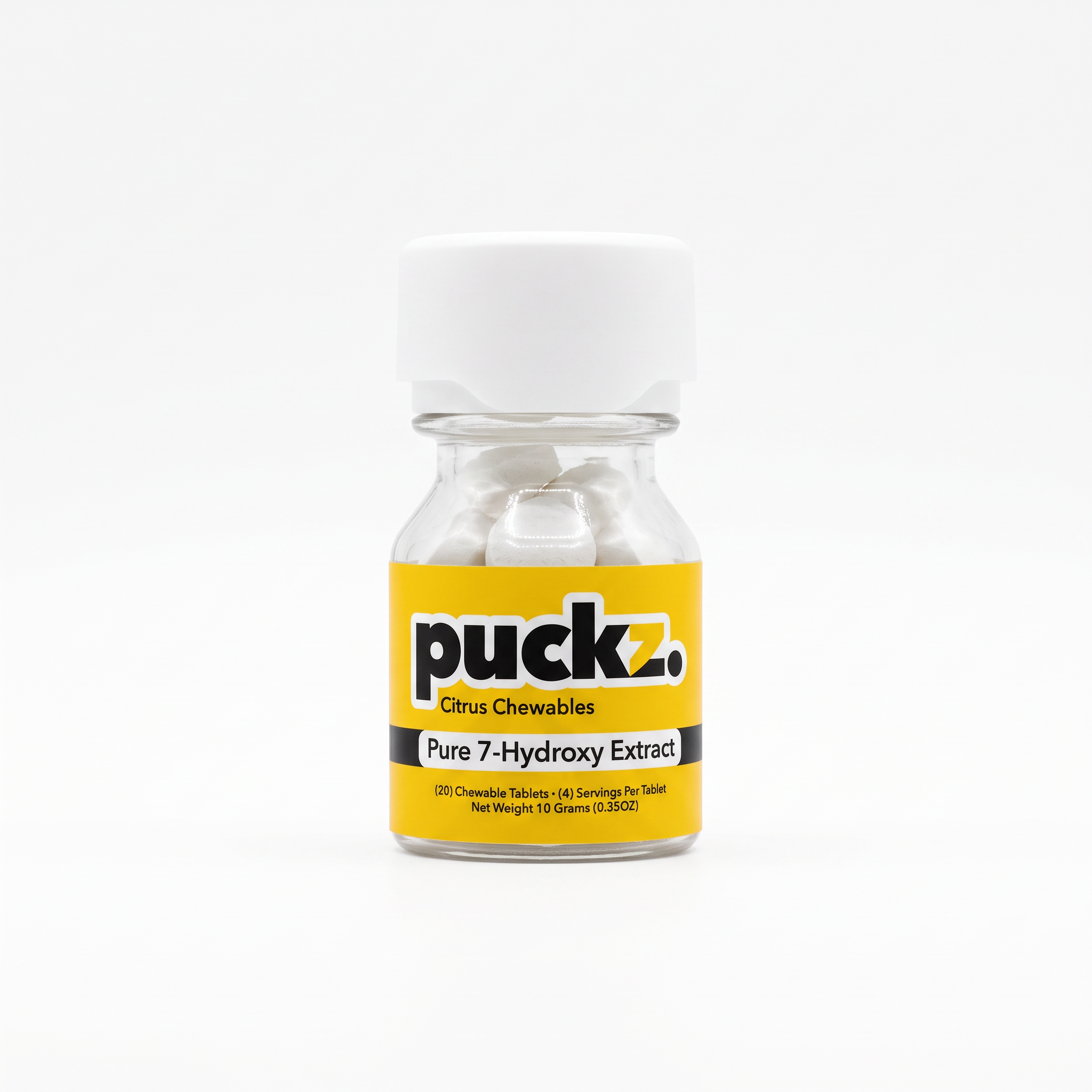 puckz. 7-OH Tablets (1000mg - 20 Count) - Citrus