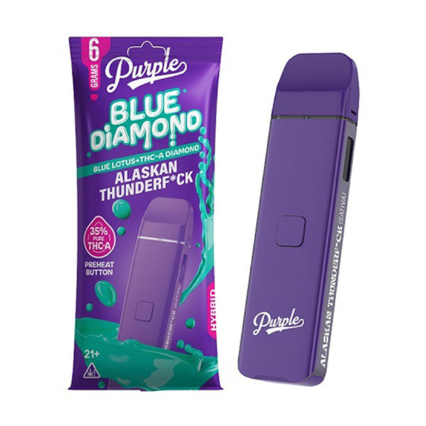 Purple Blue Diamond Disposable (Blue Lotus + THC-A Diamond) 6000mg