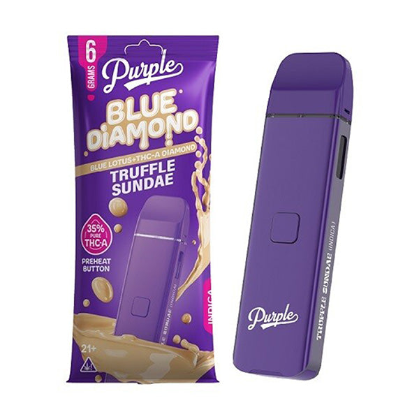 Purple Blue Diamond Disposable (Blue Lotus + THC-A Diamond) 6000mg