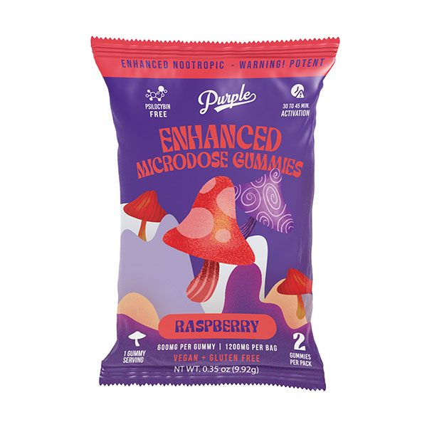 Purple Enhanced Microdose Gummies (1200mg)