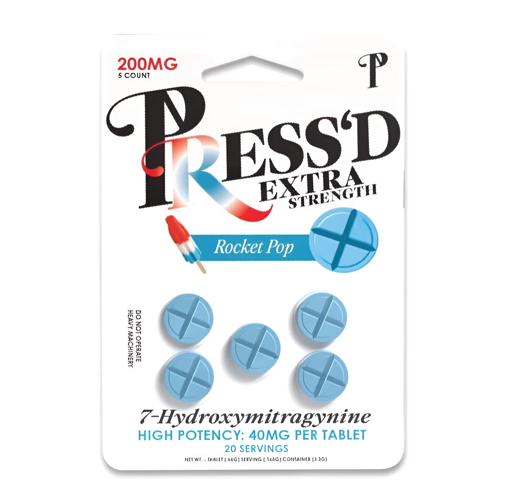 Press'd Extra Strength 7-OH Tablets