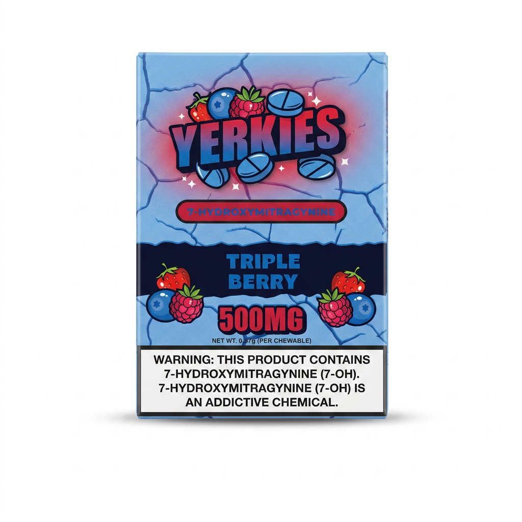 Yerkies 7-OH Tablets (500mg - 10 Count)