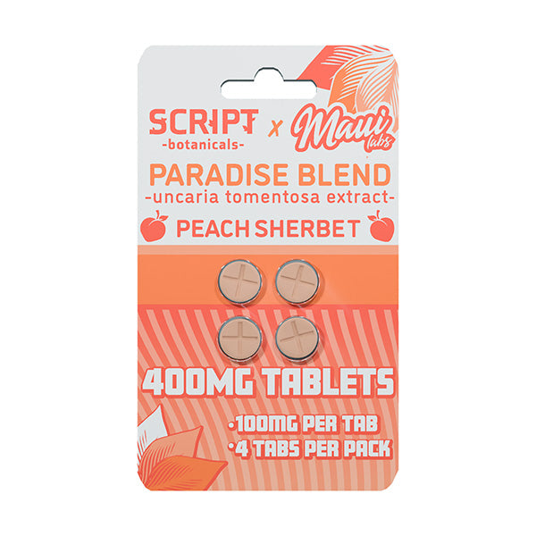 Script x Maui Labs Paradise Blend (Uncaria Tomentosa) Tablets (400mg - 4 Count)