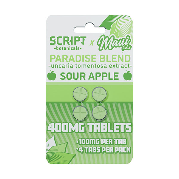 Script x Maui Labs Paradise Blend (Uncaria Tomentosa) Tablets (400mg - 4 Count)