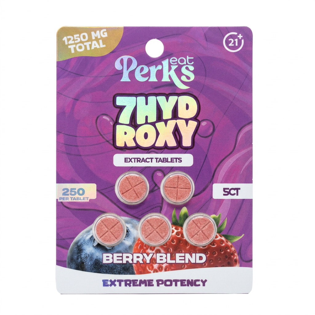 Eat Perks 7-OH Tablets (1250mg - 5 Count)