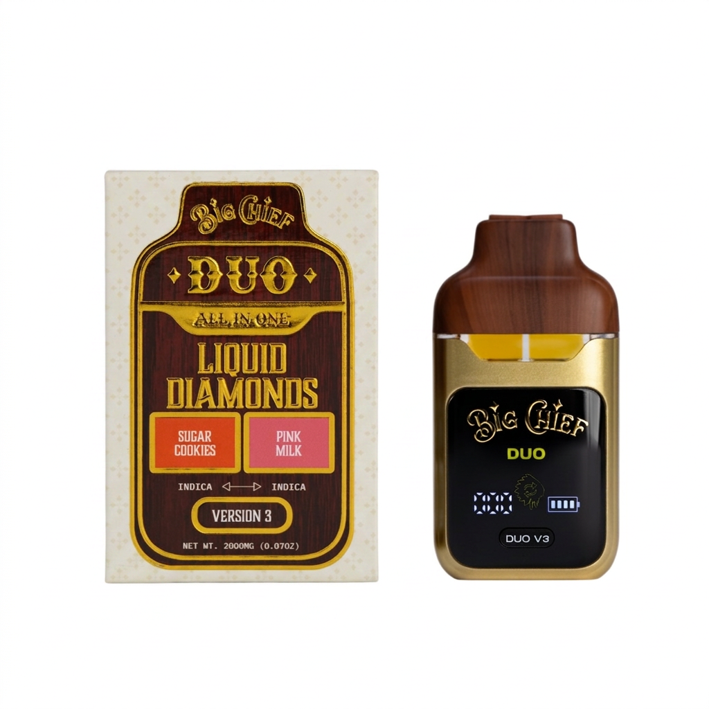 Big Chief THC-A DUO AIO Liquid Diamond Disposable (2000mg)