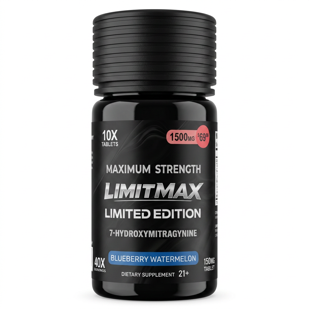 LimitMax 7-OH Tablets (1500mg - 10 Count)