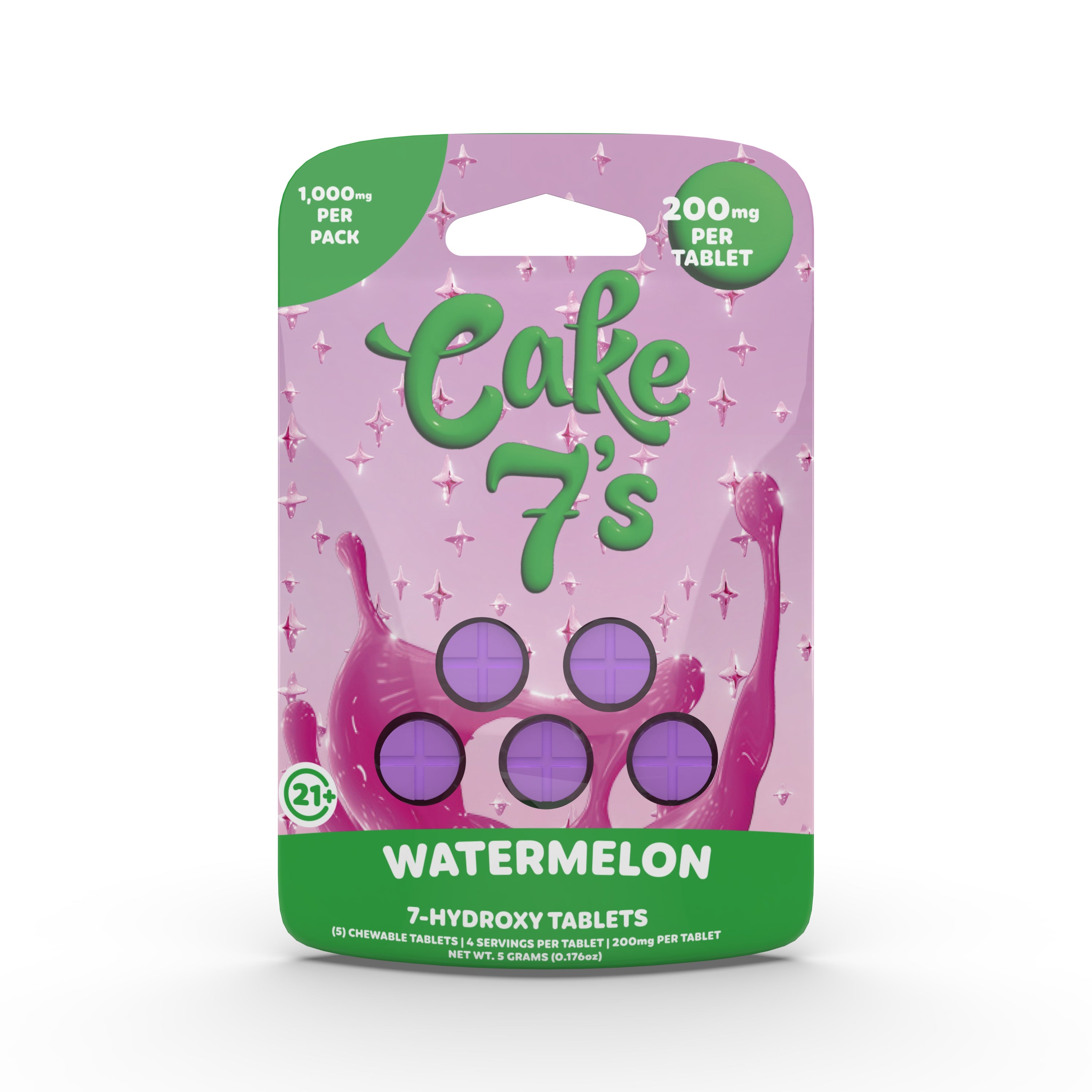 Cake 7's 7-OH Tablets (1000mg - 5 Count)
