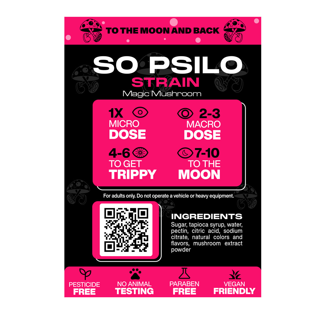 So Psilo Magic Mushroom Gummies (3500mg - 10 Count)