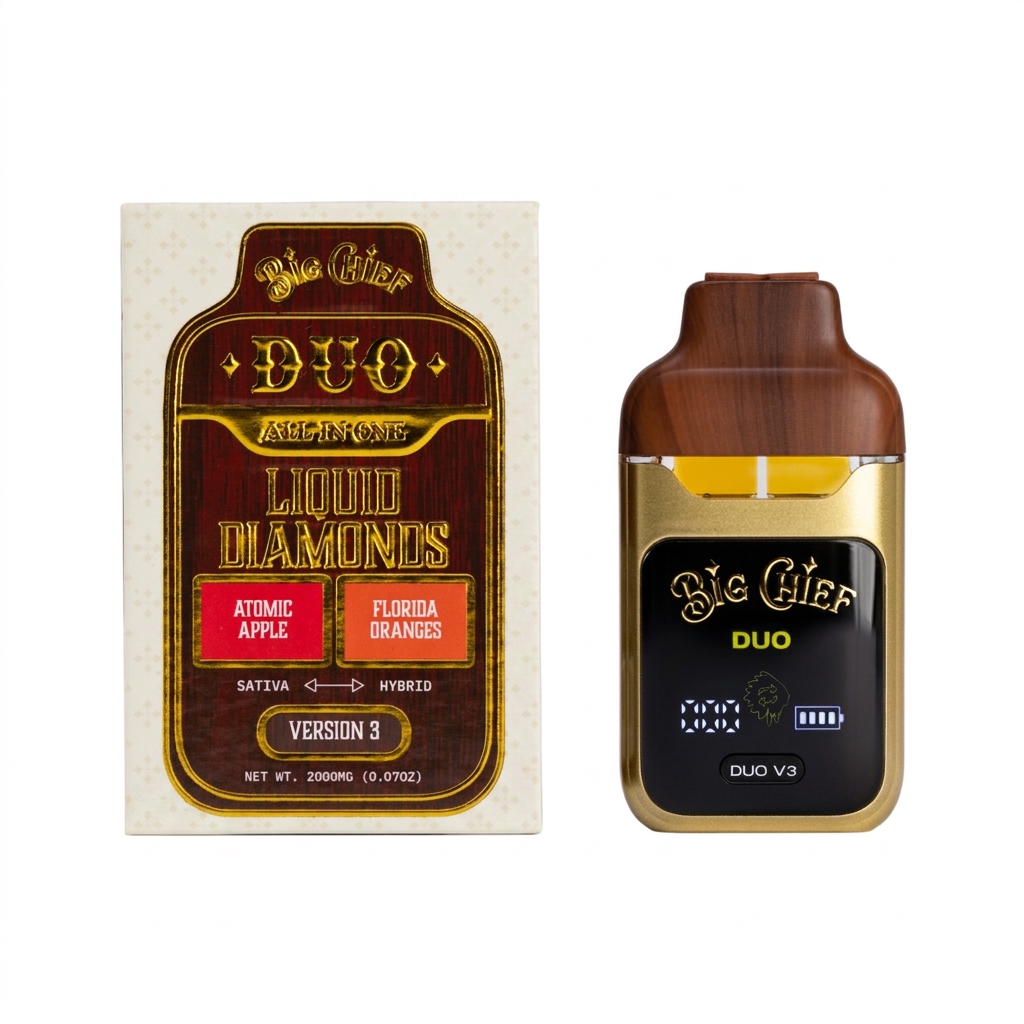 Big Chief THC-A DUO AIO Liquid Diamond Disposable (2000mg)