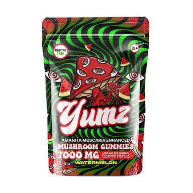 Yumz Amanita Muscaria Mushroom Gummies Watermelon - 7000mg