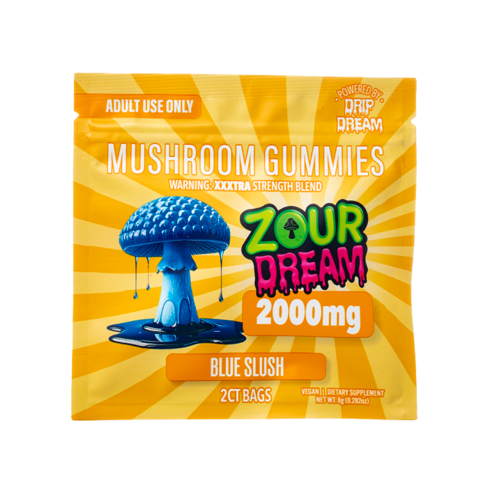 Zour Dream Mushroom Gummies (2000mg - 2 Count)