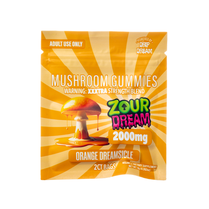 Zour Dream Mushroom Gummies (2000mg - 2 Count)