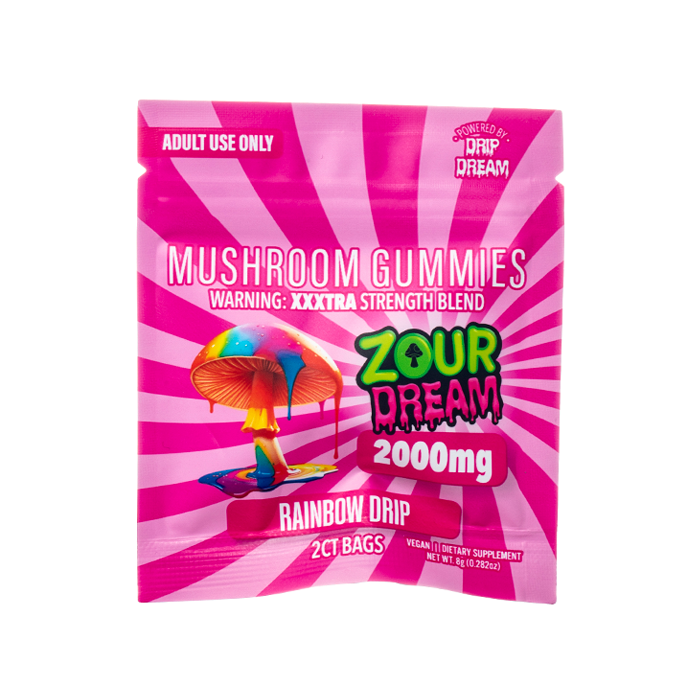 Zour Dream Mushroom Gummies (2000mg - 2 Count)