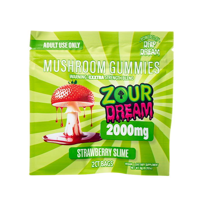 Zour Dream Mushroom Gummies (2000mg - 2 Count)