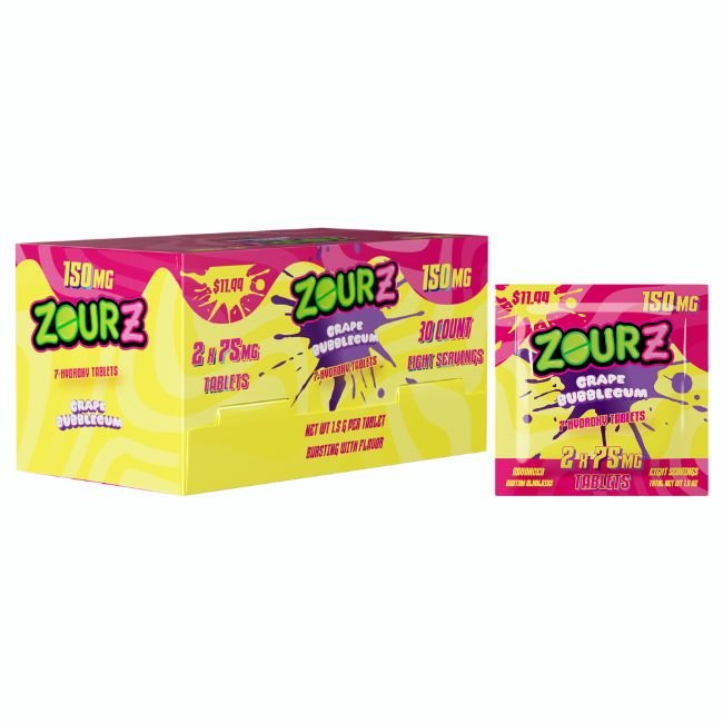 Zourz 7-OH Tablets (150mg - 2 Count)