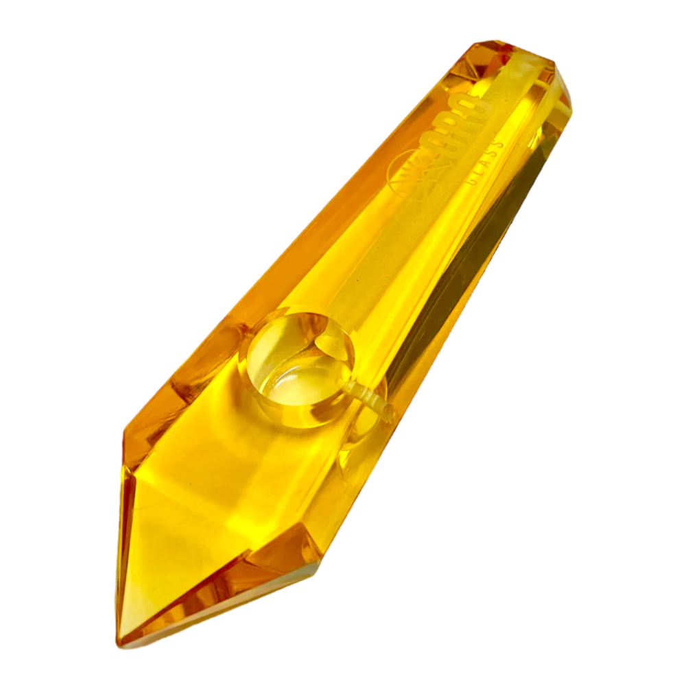 Oro Glass Gemstone Pipe