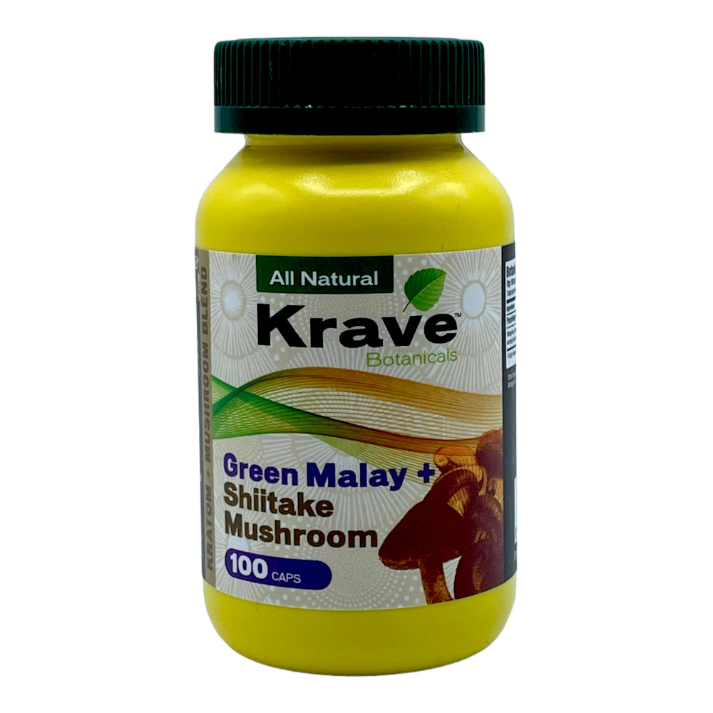 Krave Kratom & Mushroom Capsules (100ct)