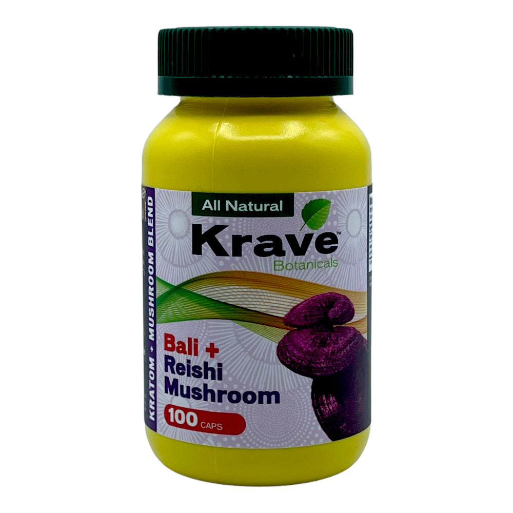 Krave Kratom & Mushroom Capsules (100ct)